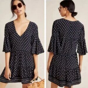 Faithfull the Brand X Anthropologie FRESA Blue Terrace Floral BNWT 🆕⌚📦🏃💨🚚